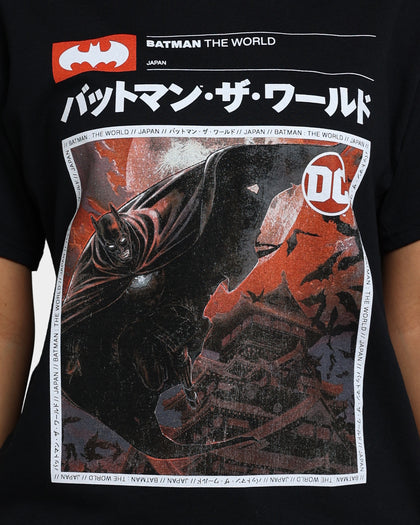 Goat Crew X Batman Batman The World Japan T-Shirt Black