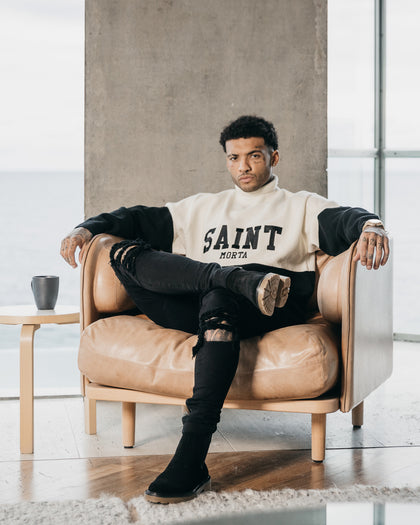 Saint Morta Provincial Sweater Cream/Black