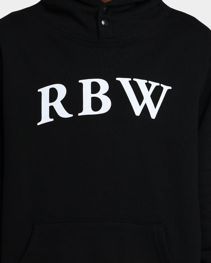 Raised By Wolves Initialism Snap Hoodie Black