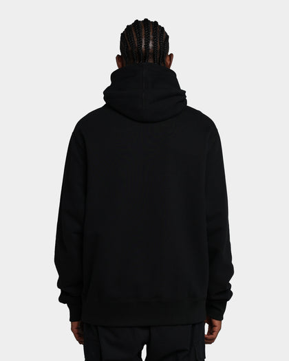 Raised By Wolves Initialism Snap Hoodie Black