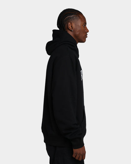 Raised By Wolves Initialism Snap Hoodie Black