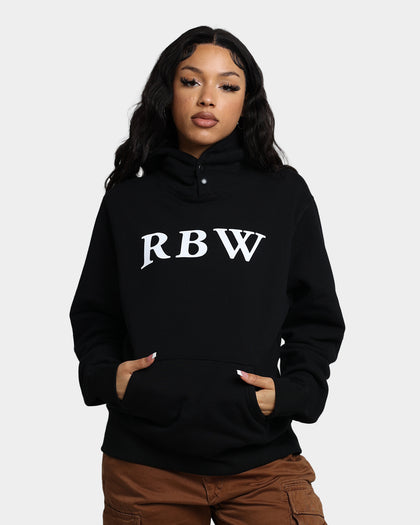 Raised By Wolves Initialism Snap Hoodie Black