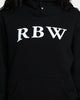 Raised By Wolves Initialism Snap Hoodie Black