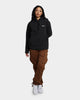 Raised By Wolves Sherpa Fleece Half-Zip Jumper Black
