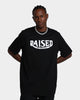 Raised By Wolves Typewriter T-Shirt Black