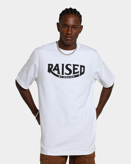 Raised By Wolves Typewriter T-Shirt White