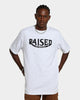 Raised By Wolves Typewriter T-Shirt White