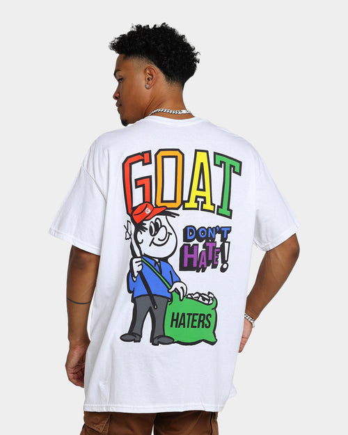 Goat Crew Don't H8 T-Shirt Off White