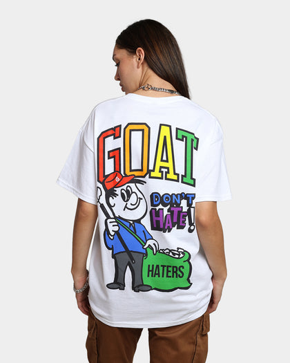 Goat Crew Don't H8 T-Shirt Off White