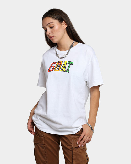 Goat Crew Don't H8 T-Shirt Off White