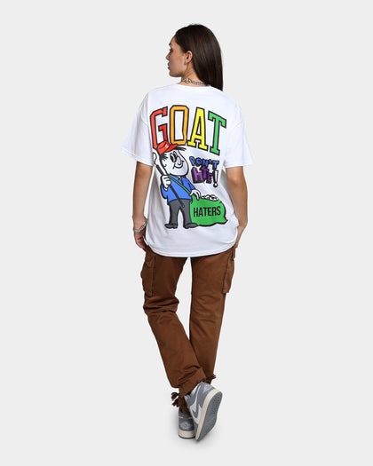 Goat Crew Don't H8 T-Shirt Off White