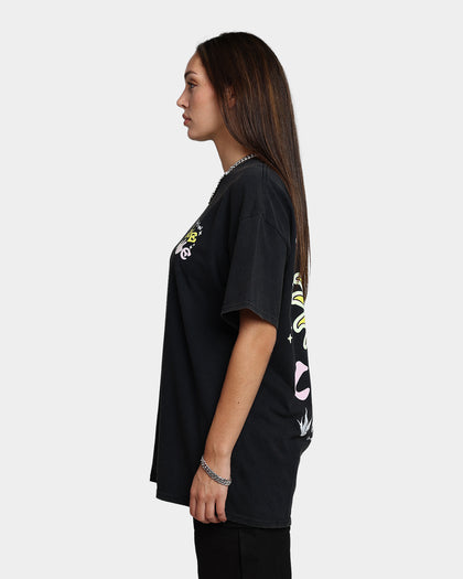 Goat Crew Free Love T-Shirt Off Black