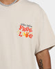 Goat Crew Free Love T-Shirt Stone