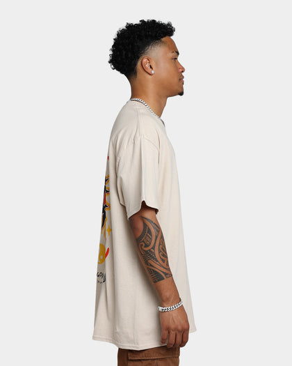 Goat Crew Free Love T-Shirt Stone