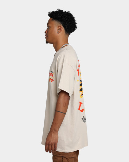 Goat Crew Free Love T-Shirt Stone