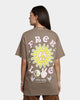 Goat Crew Free Love T-Shirt Brown