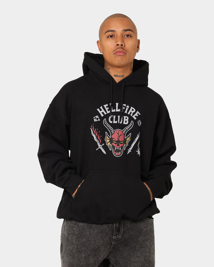 Goat Crew Goat Crew X Stranger Things Hellfire Hoodie Black