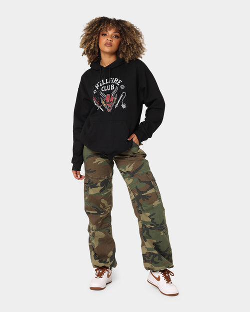 Goat Crew Goat Crew X Stranger Things Hellfire Hoodie Black