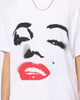 Carré X Marilyn Monroe Red Lips T-Shirt White