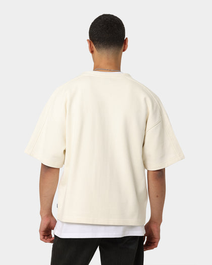 Carré Home Base Zip Up T-Shirt Off White
