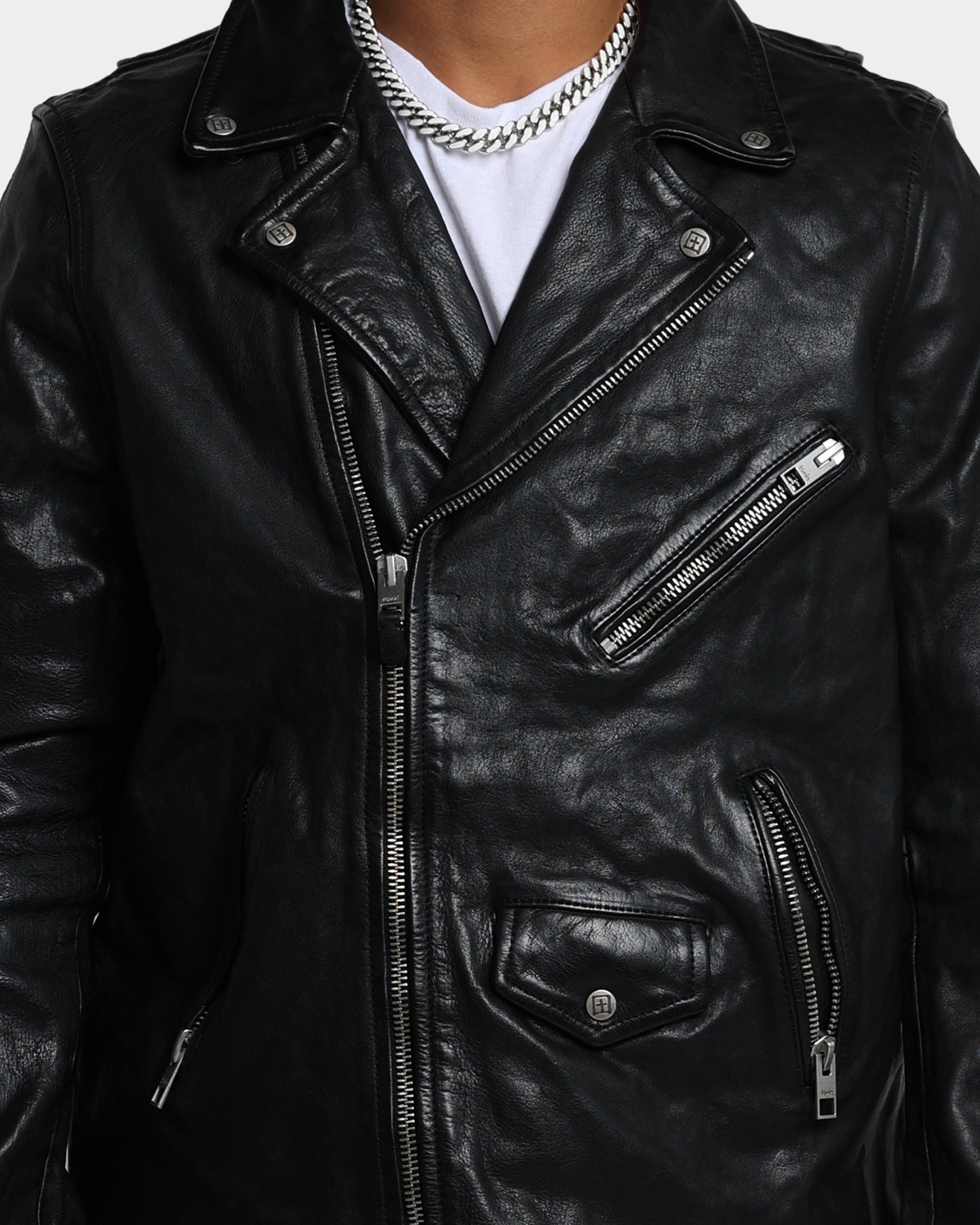 Ksubi Capitol Leather Jacket Black | Culture Kings US