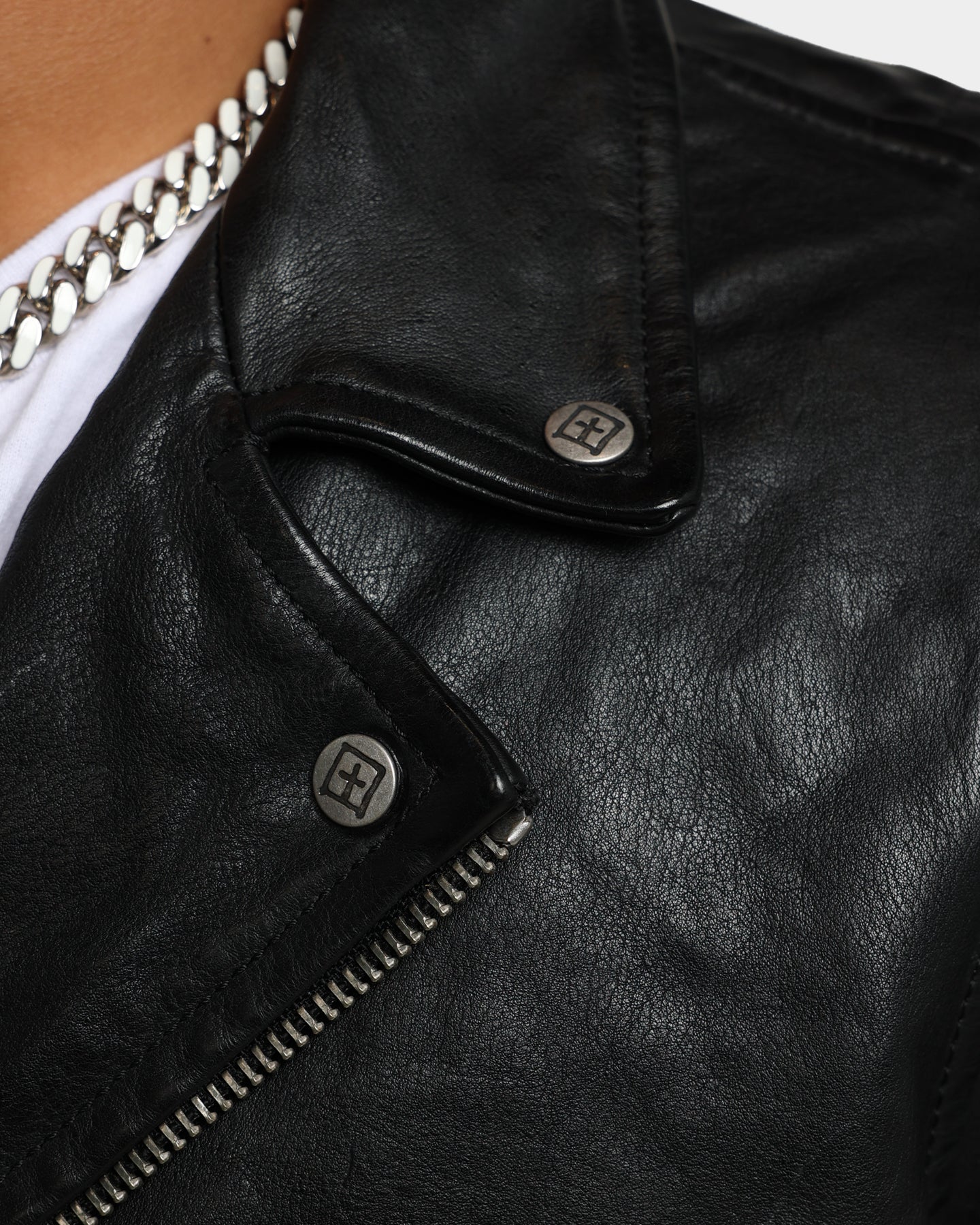 Ksubi Capitol Leather Jacket Black | Culture Kings US