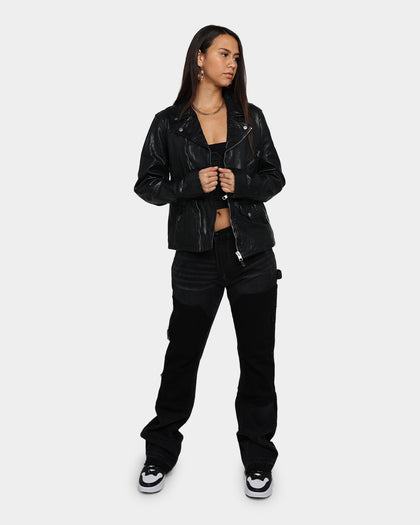 Ksubi Capitol Leather Jacket Black