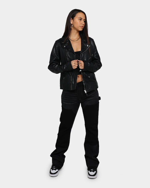 Ksubi Capitol Leather Jacket Black