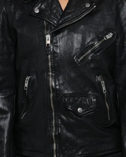Ksubi Capitol Leather Jacket Black