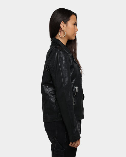 Ksubi Capitol Leather Jacket Black