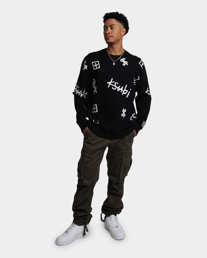 Ksubi Kash Box Knit Sweater Black