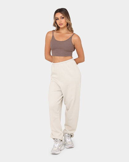 Joah Brown Women's Low Back Crop Cami Mauve