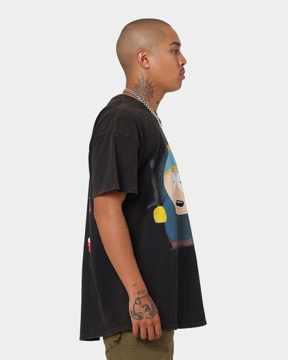 Goat Crew X South Park Cartman Vintage T-Shirt Black Wash