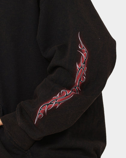 Goat Crew X South Park Satan Vintage Hoodie Black Wash