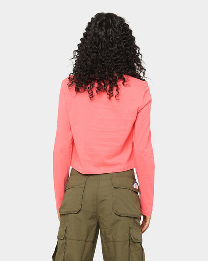 Crooks & Castles Women's Cross Out Long Sleeve T-Shirt Punch