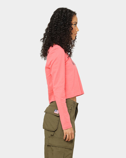 Crooks & Castles Women's Cross Out Long Sleeve T-Shirt Punch