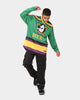 Majestic Athletic Anaheim Ducks 30 Throwback Mighty Ducks Jersey Green