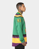 Majestic Athletic Anaheim Ducks 30 Throwback Mighty Ducks Jersey Green