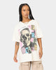 Goat Crew Earfquake Skull T-Shirt Off White