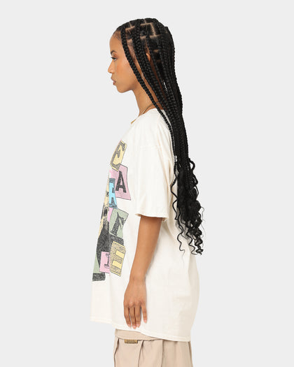 Goat Crew Earfquake Skull T-Shirt Off White