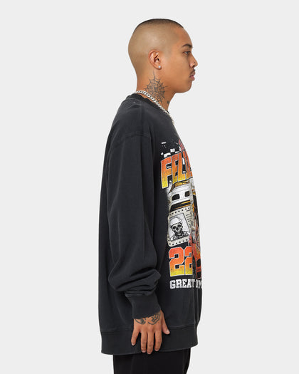 Goat Crew Team Felicia Vintage Crewneck Black Wash