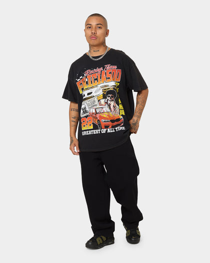 Goat Crew Team Felicia Vintage T-Shirt Black Wash