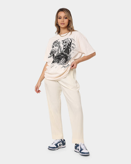 Rats Get Fat Going To Hell T-Shirt Off White