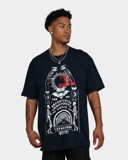 Rats Get Fat  I Feel A Sin Coming On T-Shirt Navy