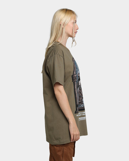 Rats Get Fat The Rain T-Shirt Military Green