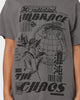 Goat Crew Embrace The Chaos T=Shirt Grey