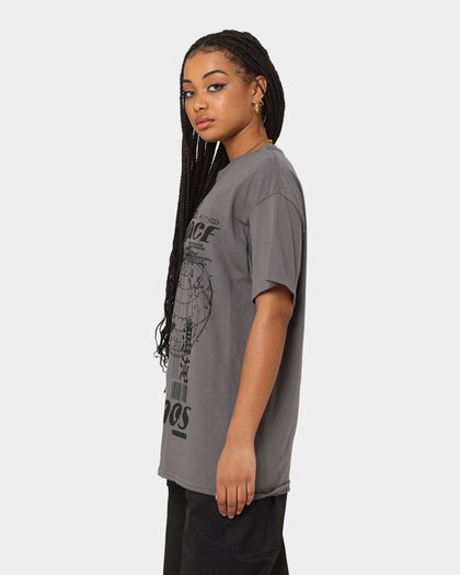 Goat Crew Embrace The Chaos T=Shirt Grey