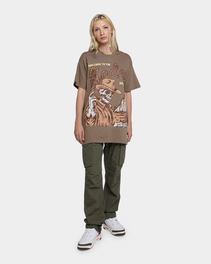 Goat Crew Welcome To The Rodeo T-Shirt Brown