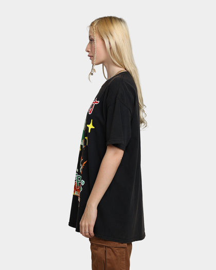 Goat Crew Protect Our Earth Vintage T-Shirt Black Wash