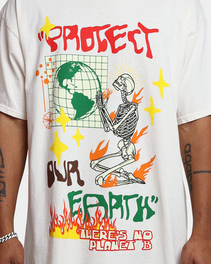 Goat Crew Protect Our Earth T-Shirt White